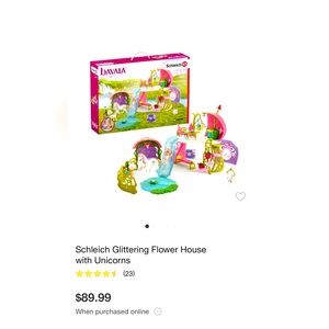 Schleich Glittering Fairy Flower House with Unicorns